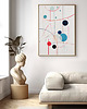 plakaty Plakat Abstrakcja kolorowa geometryczna 3