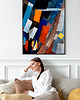 plakaty Plakat Abstrakcja malarska elegancka 4