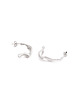 kolczyki srebrne Kolczyki srebrne WAVES Semicircle / silver earrings 8