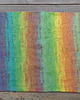 szale damskie UNIKAT szal dziergany (jak tkany) "Rainbow" 1