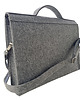 torby na ramię Duża Torba Na Laptopa 15'6" - teczka szara 6