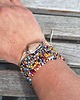 bransoletki wire wrapping Kwarc na lato  - bransoletka sznurkowa 3