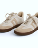 sneakersy damskie Sneakersy skórzane -  ecru  (7194) 3
