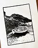 grafiki i ilustracje Linoryt  "Port de Valldemossa" (Majorka) 5