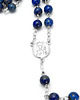 komunia - pozostałe Różaniec komunijny dla chłopca, LAPIS LAZULI 6mm, srebro 925, RĘKODZIEŁO 2
