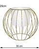 kwietniki Kwietnik metalowy loft design Ball GOLD śr. 35cm 2