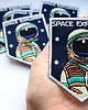 naszywki na ubrania Naszywka naprasowanka SPACE EXPLORER termo haft 6,5x8,2cm 2