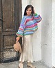 swetry damskie  Sweter Blue Butterfly na zamówienie 1