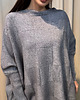 swetry damskie  Sweter oversize Grigio 1