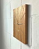 zegary Nowoczesny zegar ścienny dębowy 2