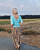 t-shirt damskie Bluzka DON'T LOOK BACK - niebieski/smerfowy 2