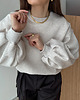 bluza bez kaptura damska Bluza Enjoyable light mocca melange 5