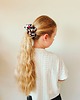 gumki do włosów Scrunchie do włosów, gumka do włosów z wiskozy Panterkowy pop MAXI 2