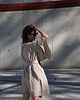 bluzki kimonowe damskie Lniane kimono maxi 100% LEN 3