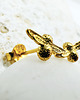 kolczyki pozłacane Kolczyki  pszczoły  , mini złote pszczółki 1