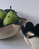miski i misy Komplet czarnych ceramicznych misek 4