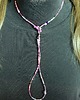 naszyjniki - inne Boho minimalistycznie na różowo dwa naszyjniki handmade pink seed beads 8