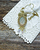 wisiory Złoty wisiorek soutache 4