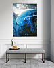 plakaty Plakat  Dark Blue - abstrakcja 1
