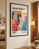 plakaty PLAKAT dekoracyjny czarne koty kropki abstrakcyjny Yayoi Kusama, poster 1