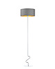 lampy podłogowe Srebrna lampa stojąca w stylu glamour JERSEY GOLD 7