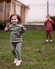 spodnie dla dziewczynki Spodnie w typie legginsy, rudy 4