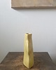 wazony Wazon  rzeźba Fluxo zółty mały  ceramika wys 14 cm 4