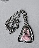 wisiory Unikalny wisior z surowym rodonitem. Oryginalny prezent handmade 2