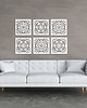dekoracje - na ścianę 3D DEKORACYJNY PANELE AŻUROWE, ZESTAW 6 DEKORÓW, AZULEJOS, DEKORACJA ŚCIENNA, 1