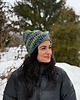 czapki damskie Kolorowa duża czapka beanie z wełną i alpaką 1