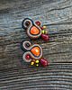 kolczyki soutache Autumn Garden - etniczne kolczyki soutache 1