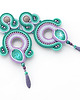 kolczyki soutache Letnie boho kolczyki 1