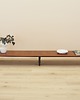 półki Duński sideboard tekowy, niska forma lowboard, lata 70. 1