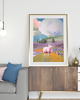 plakaty Plakat SPACE SHEEP (KOLAŻ) 1