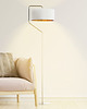 lampy podłogowe Designerska lampa stojąca do salonu w stylu glamour TESALLIA GOLD 5