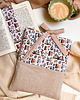 pokrowce i etui - różne Personalizowane etui na książkę, jesienne book sleeve ze sztruksu 2