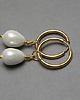 kolczyki pozłacane Kolczyki pozłacane Pearls [white] perły vol. 19 2