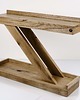 regały i półki Konsola Dębowa Loft Drewno Lite 65  cm  SKD-223 3