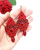 kolczyki soutache Iva czerwone wieczorowe kolczyki sutasz 1