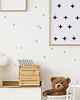 naklejki ścienne do pokoju dziecka Naklejki Mini Plusy/Krzyżyki 2 cm 200 sztuk 132NW 1