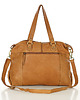 torby na ramię Shopper bag torebka skórzana A4 do pracy - MARCO MAZZINI brąz camel 6