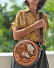torby na ramię Torebka skórzana Madaba ręcznie robiona ciekawy wzór 4