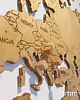 Ozdoby na ścianę Mapa Świata 120x60x06cm Granice Napisy PL 3