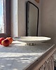 talerze, miski Ceramiczna Misa XXL na Cokole na Owoce Przekąski Rustic White 1