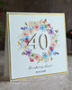 kartki scrapbooking Personalizowana kartka na 40. urodziny w zestawie, BH 35d 1