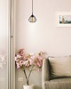 lampy wiszące Czarna lampa wisząca z pojedynczym źródłem światła KENITRA LOFT 4