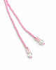 chokery Liliowo-różowa orchidea - naszyjnik choker z koralików 3