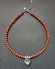 chokery Naszyjnik choker ROOTS jaspis czerwony, prasiolit, jaspis dalmatyński 5