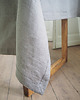 obrusy i serwetki Lniany obrus z listwą  heavy linen TRUE GRAY 6