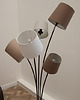 lampy podłogowe Lampa podłogowa, stojąca Multi Levels, lniane klosze, 176x50x50 cm 3